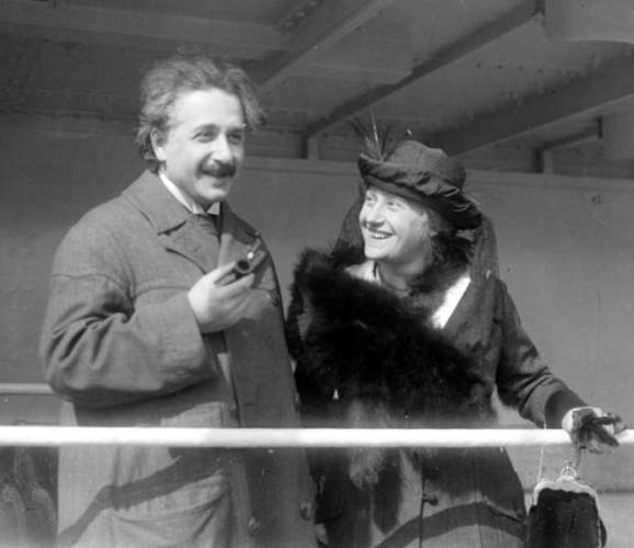 Albert und Elisa Einstein